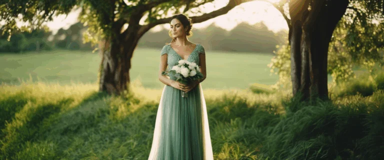 Robe vert sauge pour mariage : l’élégance qui illumine chaque cérémonie